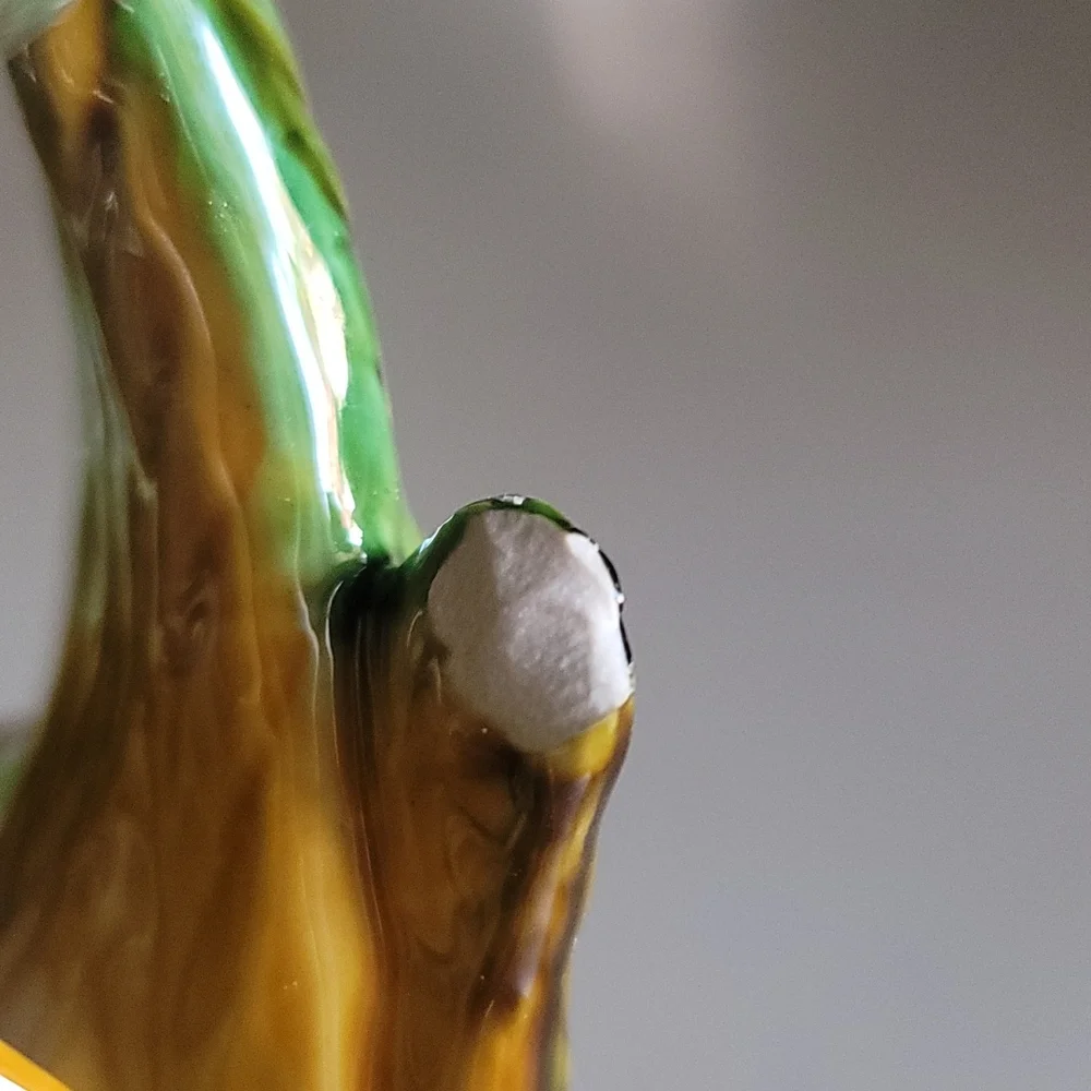 Vintage Majolica Rooster Statue - Picture 6 of 7